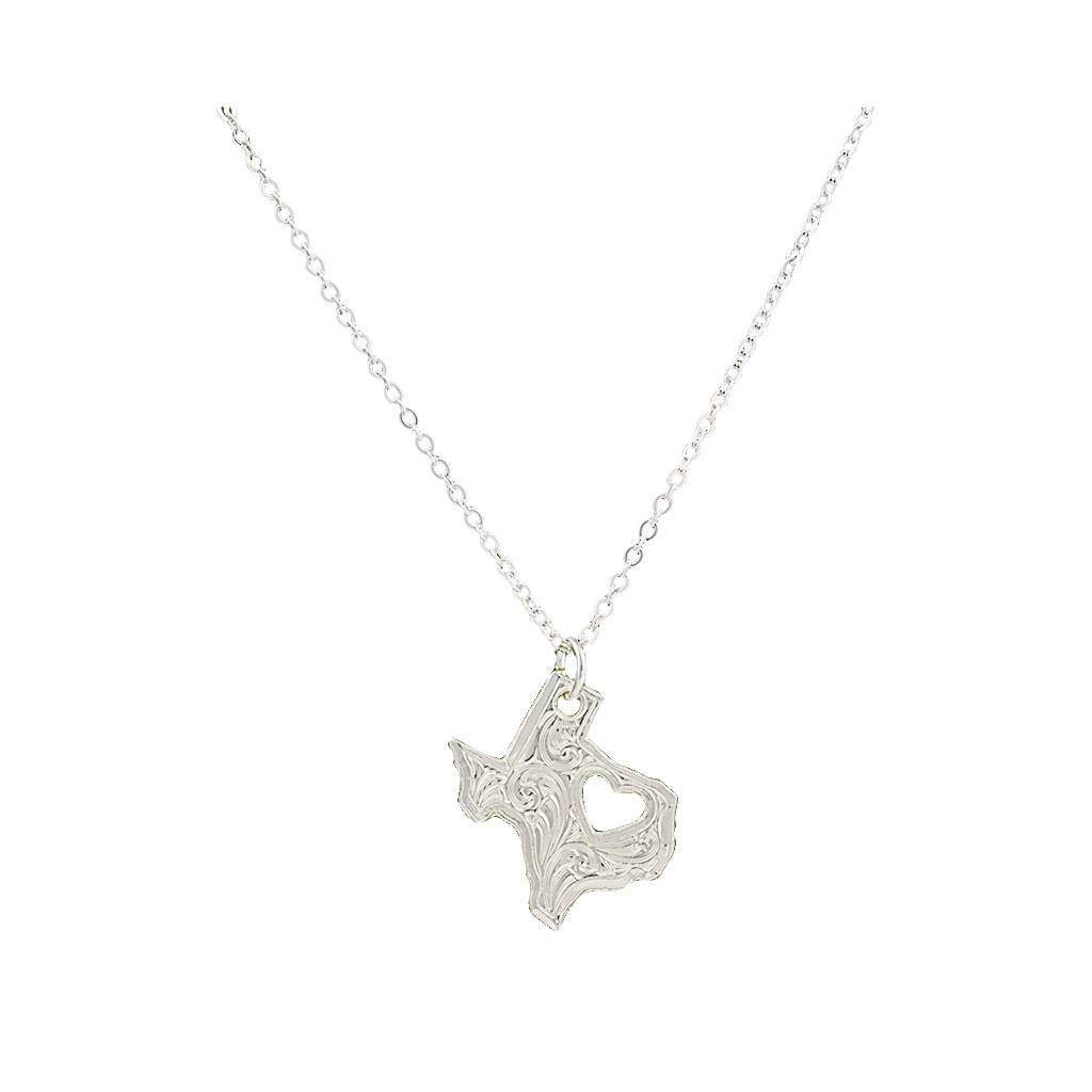 Montana Silversmiths I Heart Texas Necklace