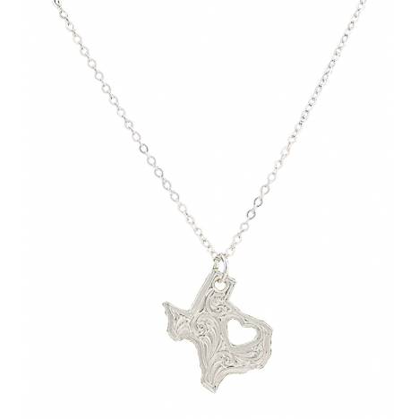 Montana Silversmiths I Heart Texas Necklace