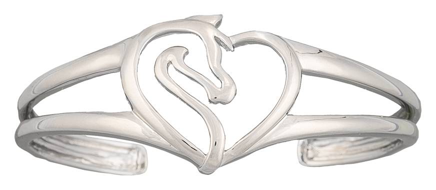 5-722783 Montana Silversmiths Equestrienne Heart Cuff Brace sku 5-722783