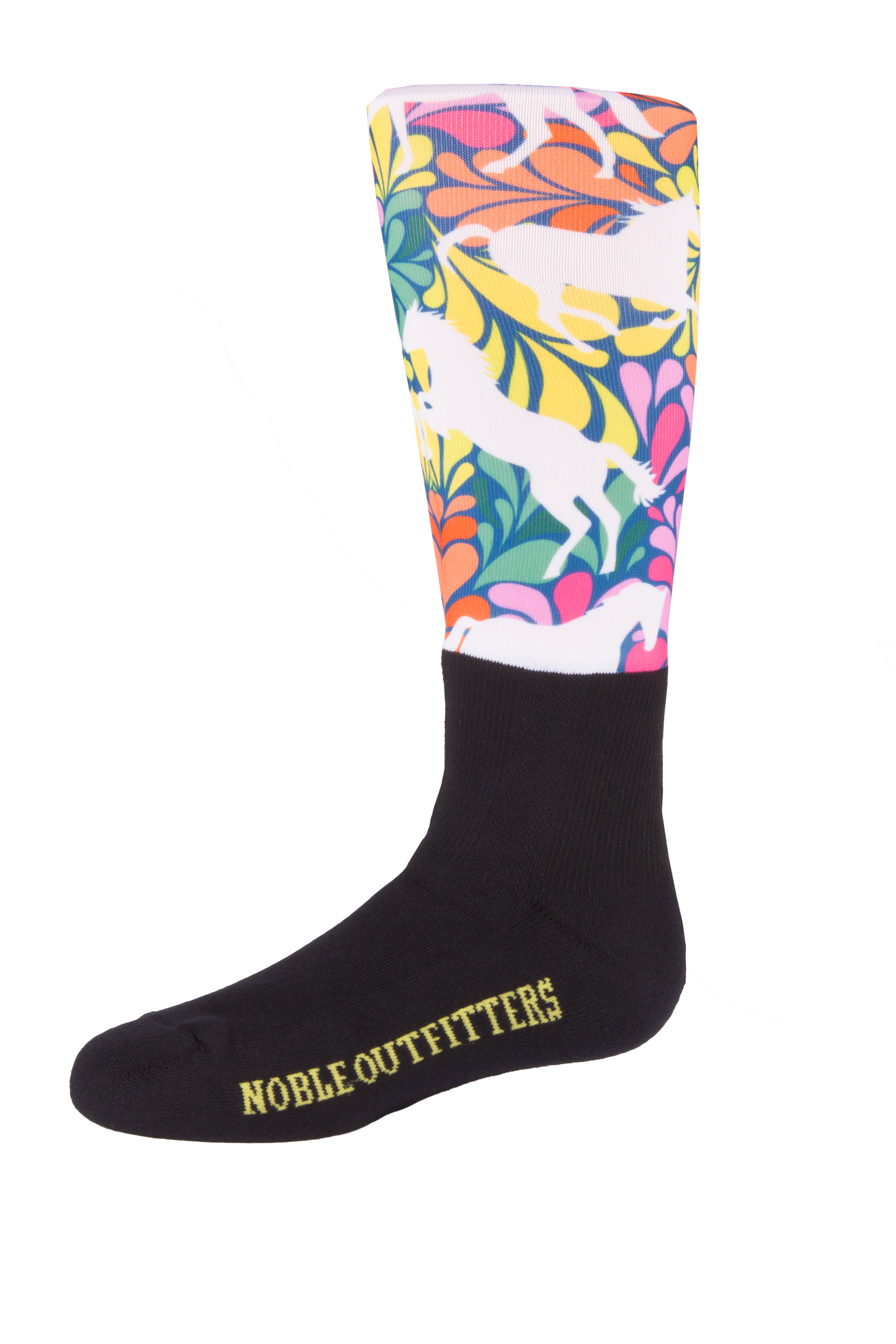 Noble Outfitters Girl's Kid's Over the Calf Riding English Tall Peddies Socks 