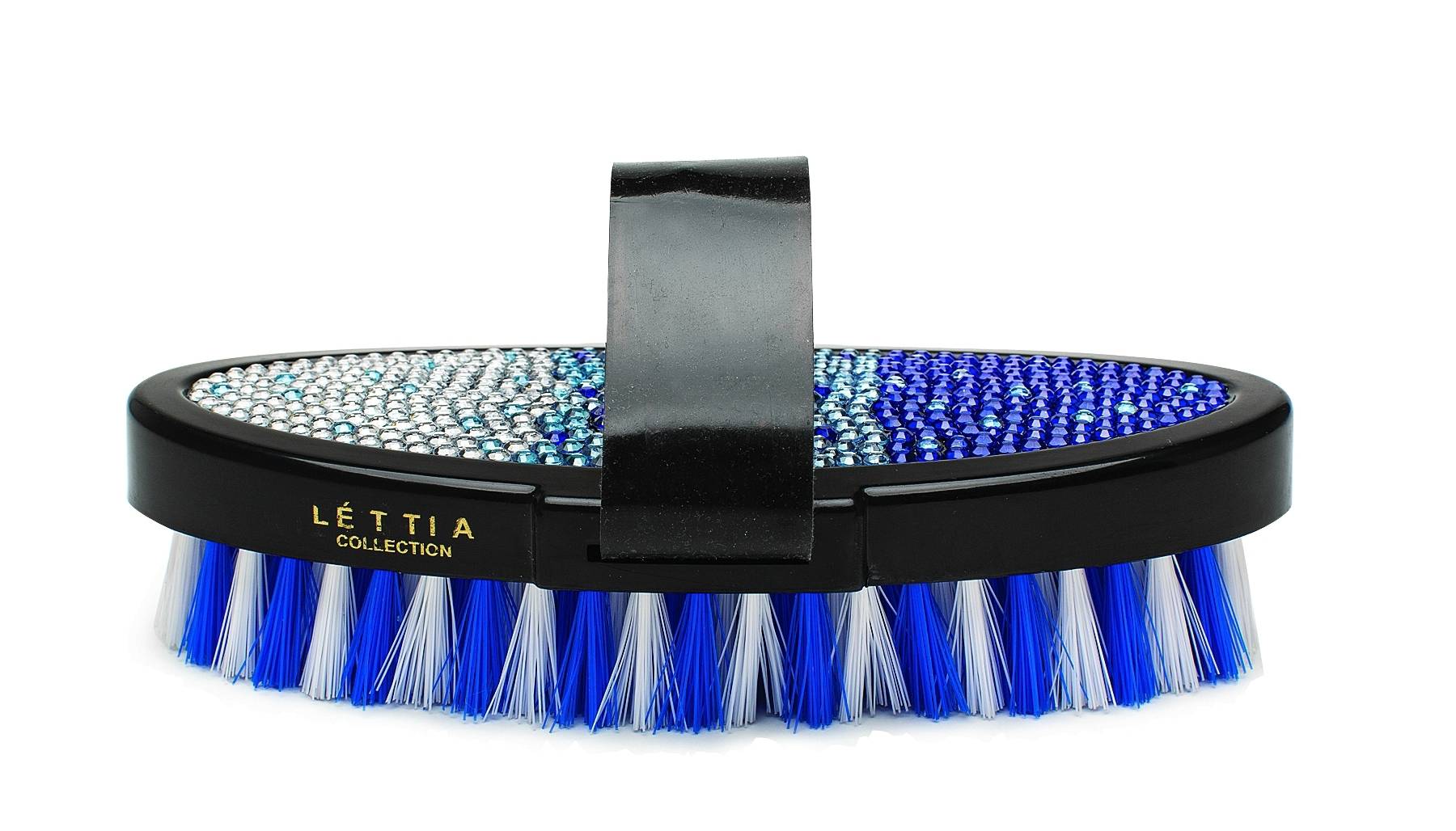 Lettia Blue Crystal Body Brush