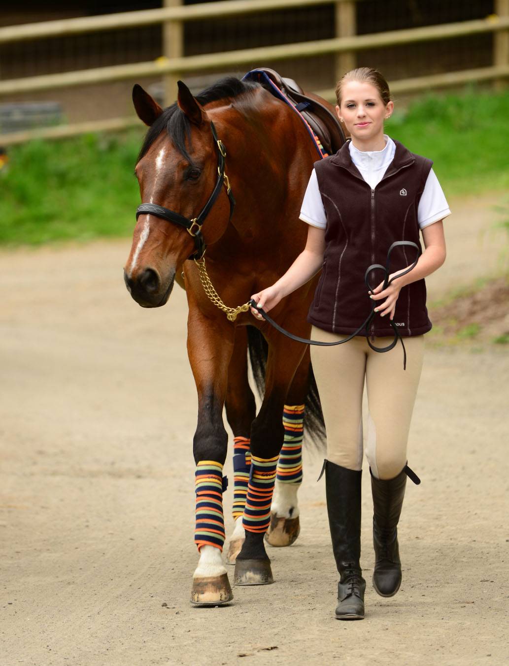 EOUS Ladies Daphne Fleece Vest