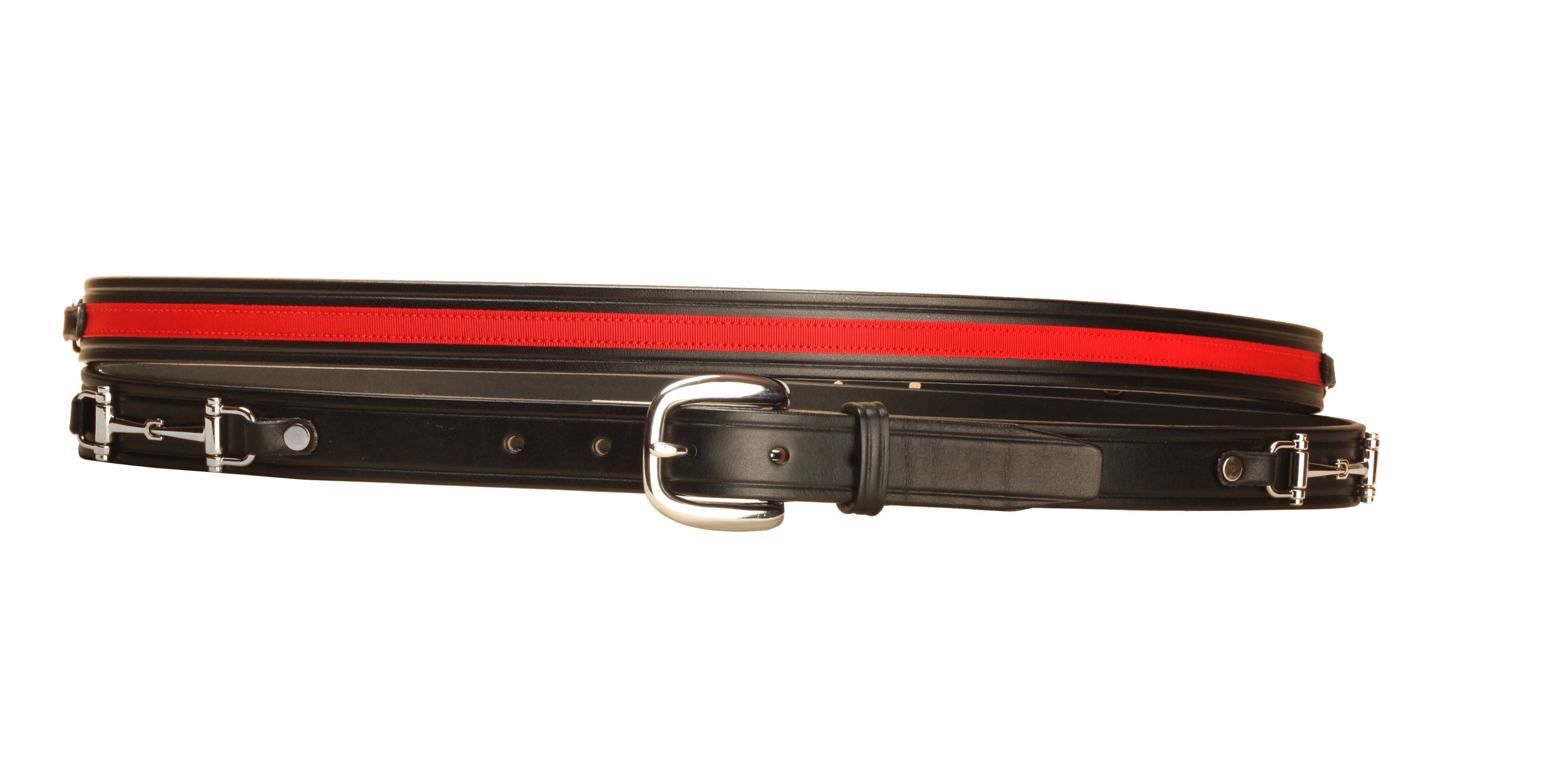 Tory Leather Ribbon & Snaffle Bits Belt | EquestrianCollections
