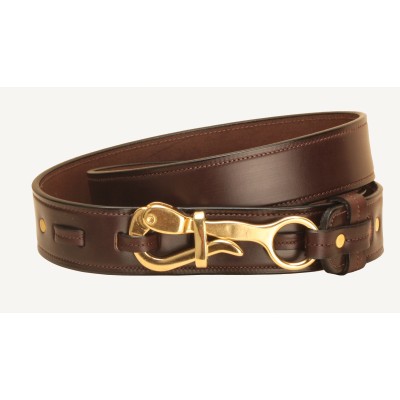 Tory Leather Men's Leather Clincher Belt