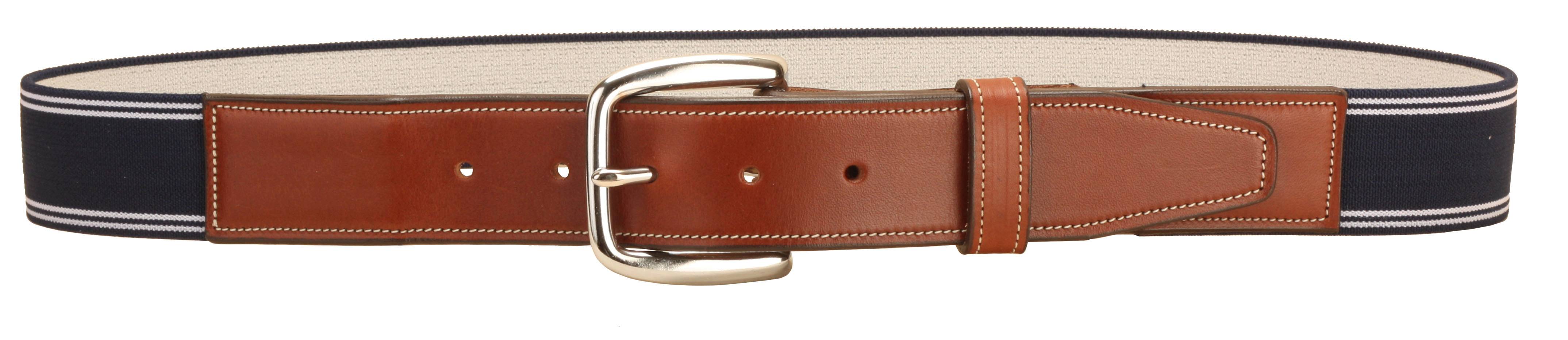 leather elastic belt