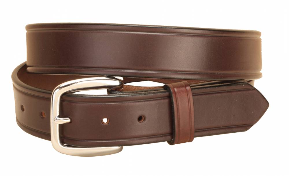 TORY LEATHER 1 1/2 Plain Belt with Brass | EquestrianCollections