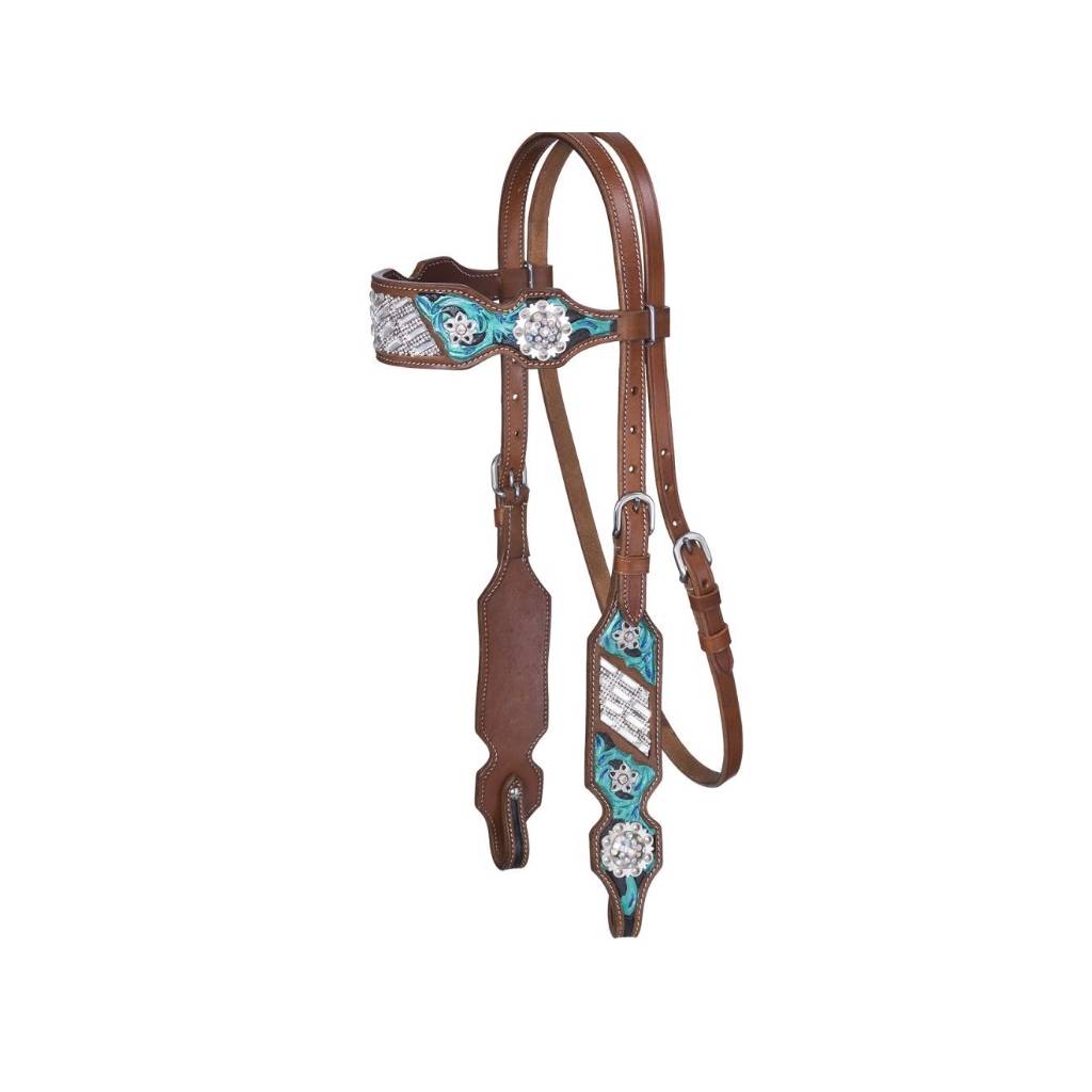 Silver Royal Ashton Browband Headstall