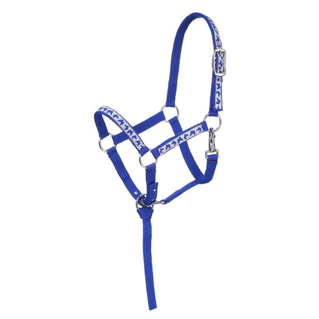 Tough-1 Nylon Horse Head Print Miniature Halter