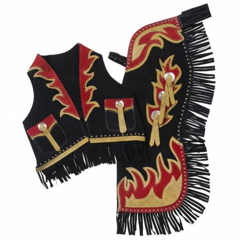 Tough-1 Kids Flames Chap & Vest