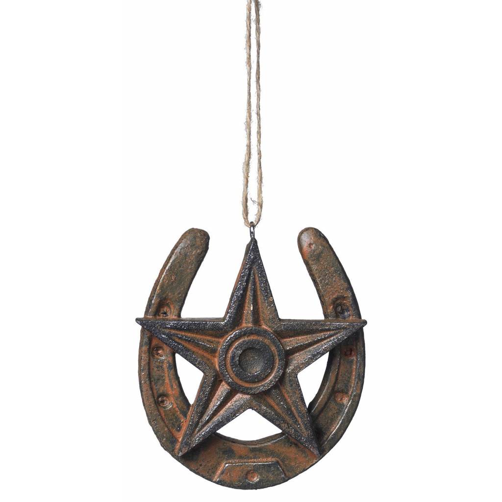 Horseshoe/Star Ornament