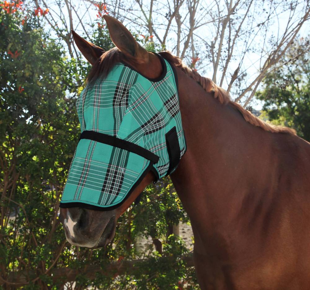 Kensington Protective Fly Mask with Removable Nose Piece English