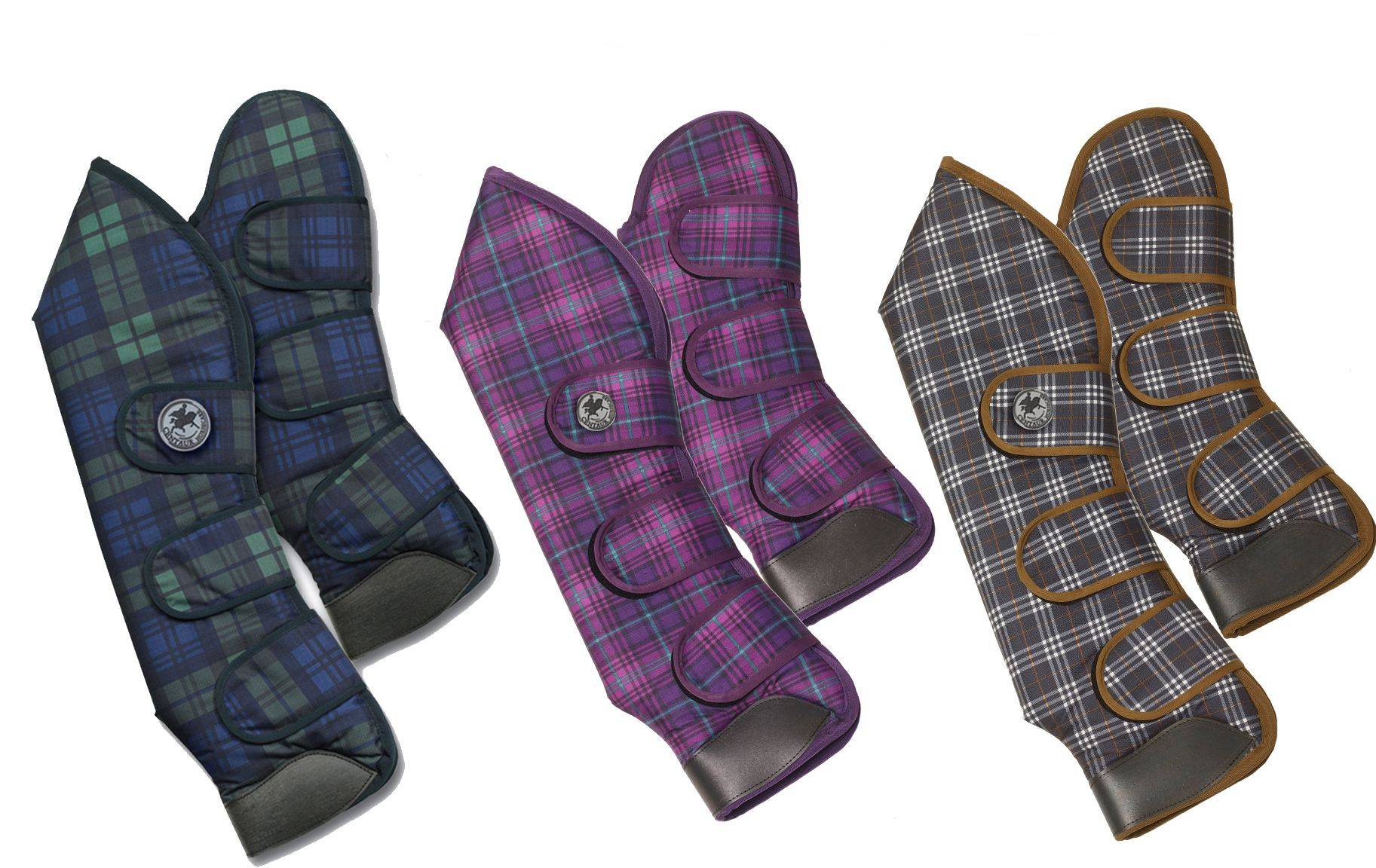 Centaur Shipping Boots - Plaid, Set of 4