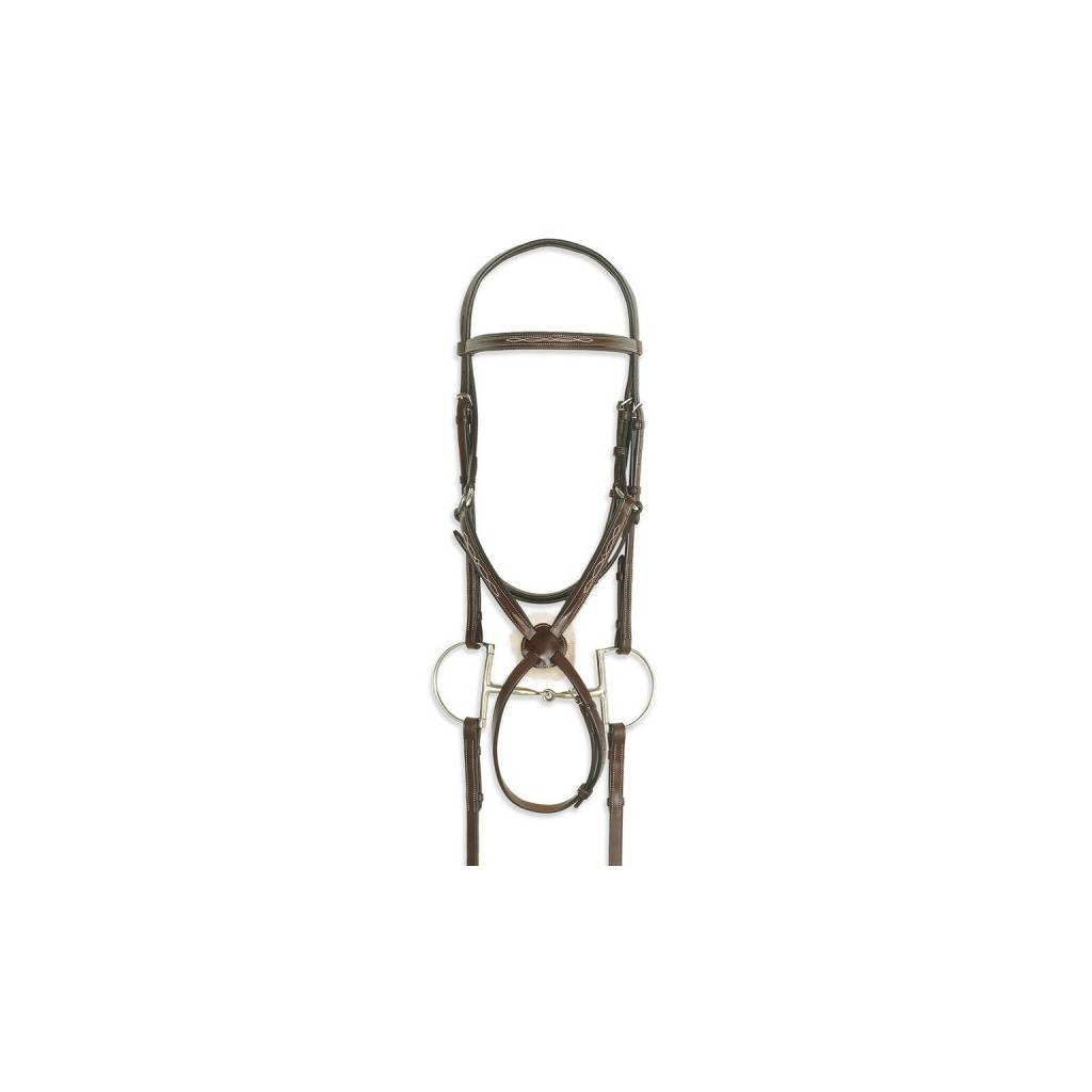 Ovation Figure 8 Bridle with Rubber Rein