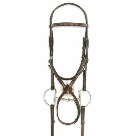 Ovation Figure 8 Bridle with Rubber Rein