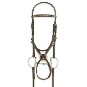 Ovation Figure 8 Bridle with Rubber Rein
