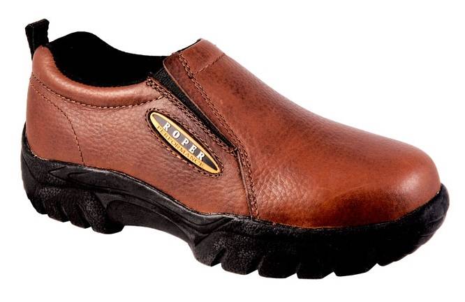 Roper Classic Slip-On Shoes - Ladies, Bay Brown