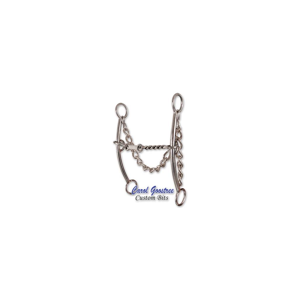 Classic Equine Goosetree Twisted Wire Short Shank Pickup Bit