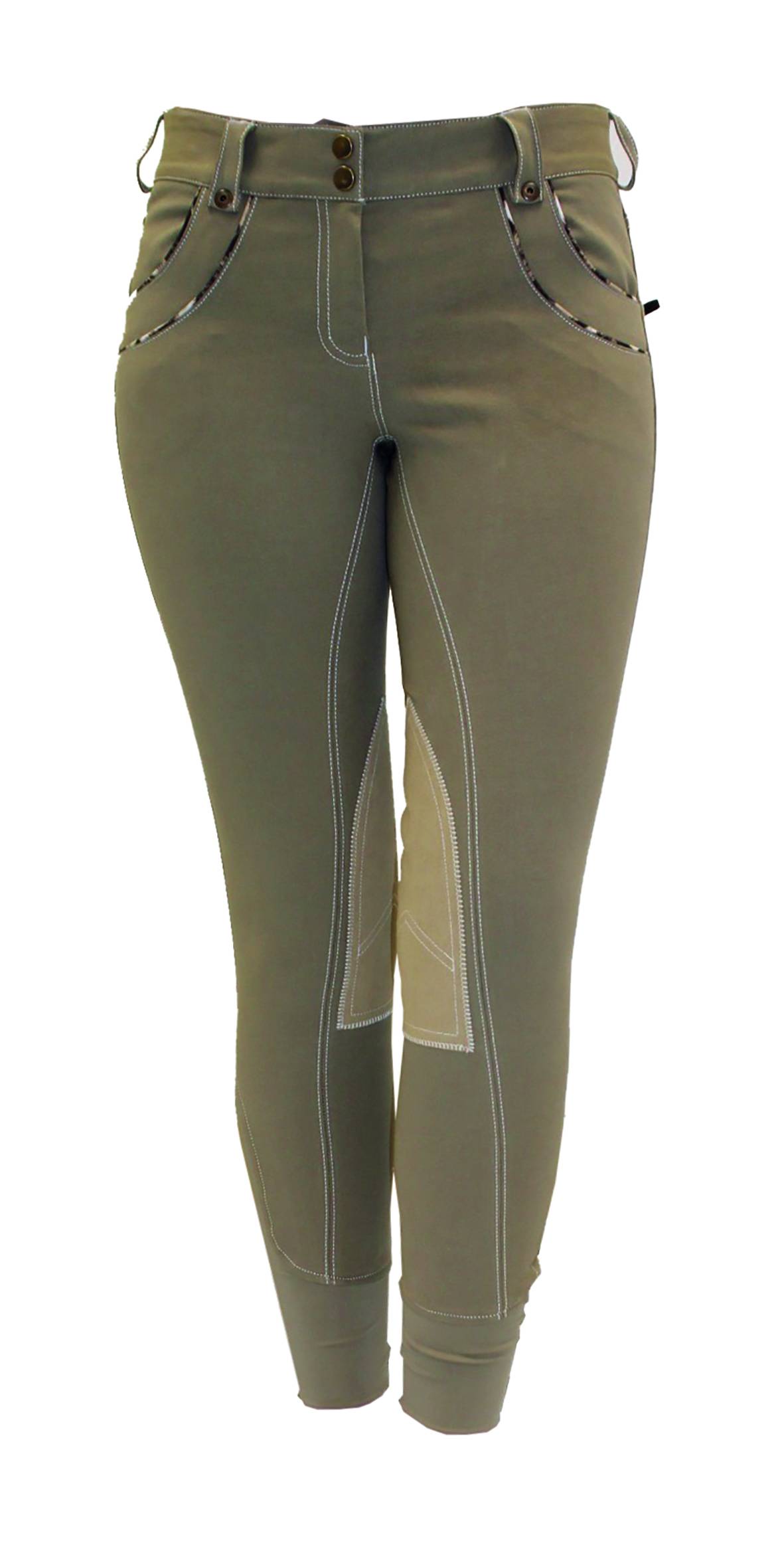 Horseware Polo Nina Safari Breeches - Ladies, Knee Patch