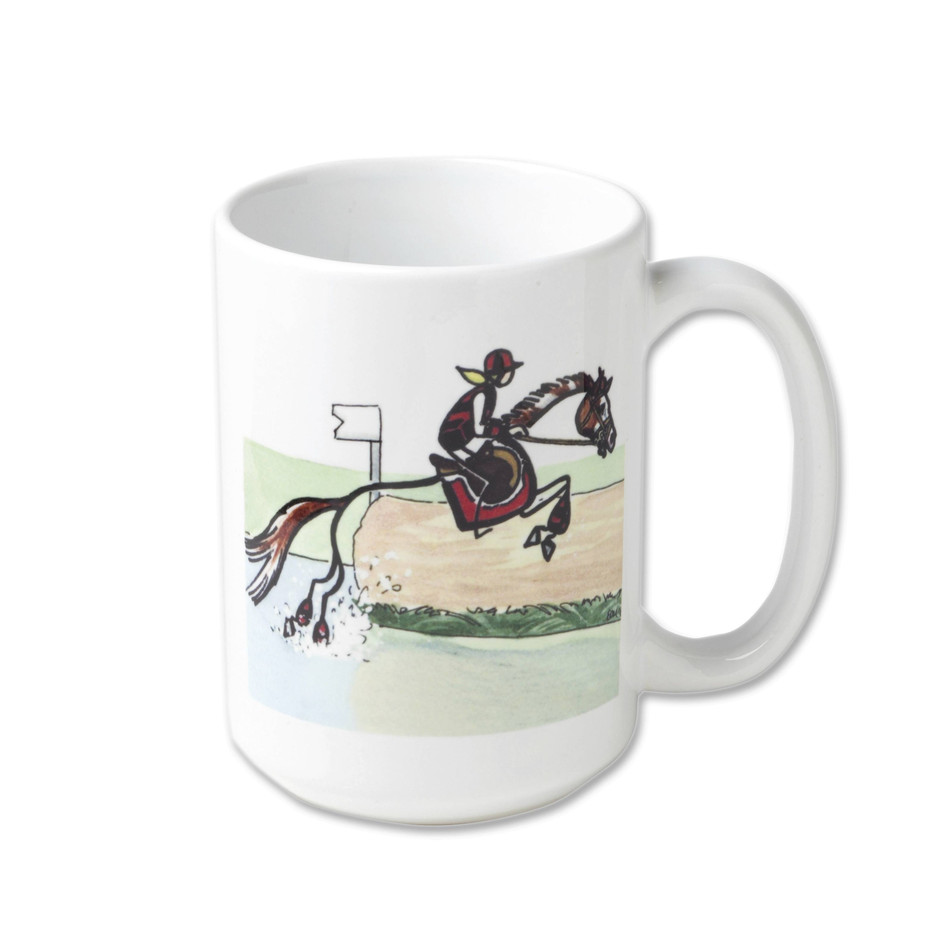 Kelley Stick Horse Mug - Log Jump