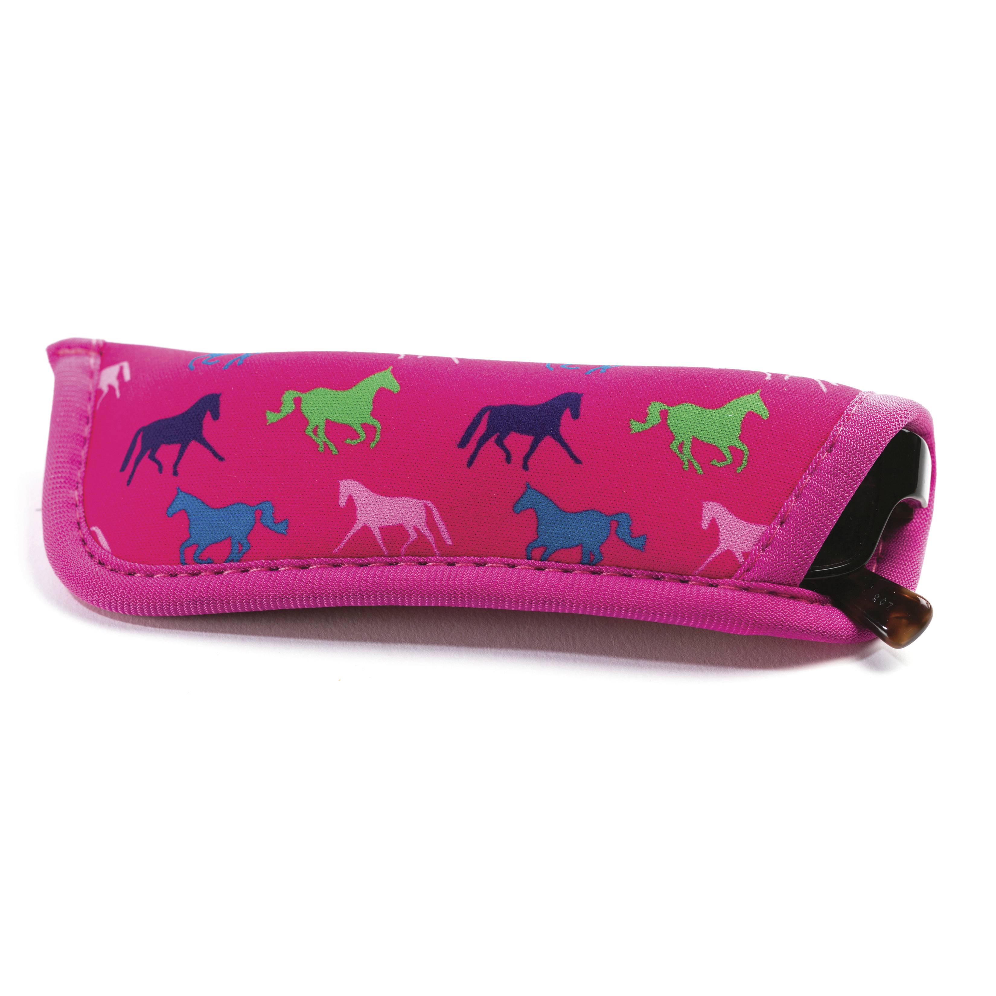 Kelley Neoprene Eyeglass Sleeve - Horses