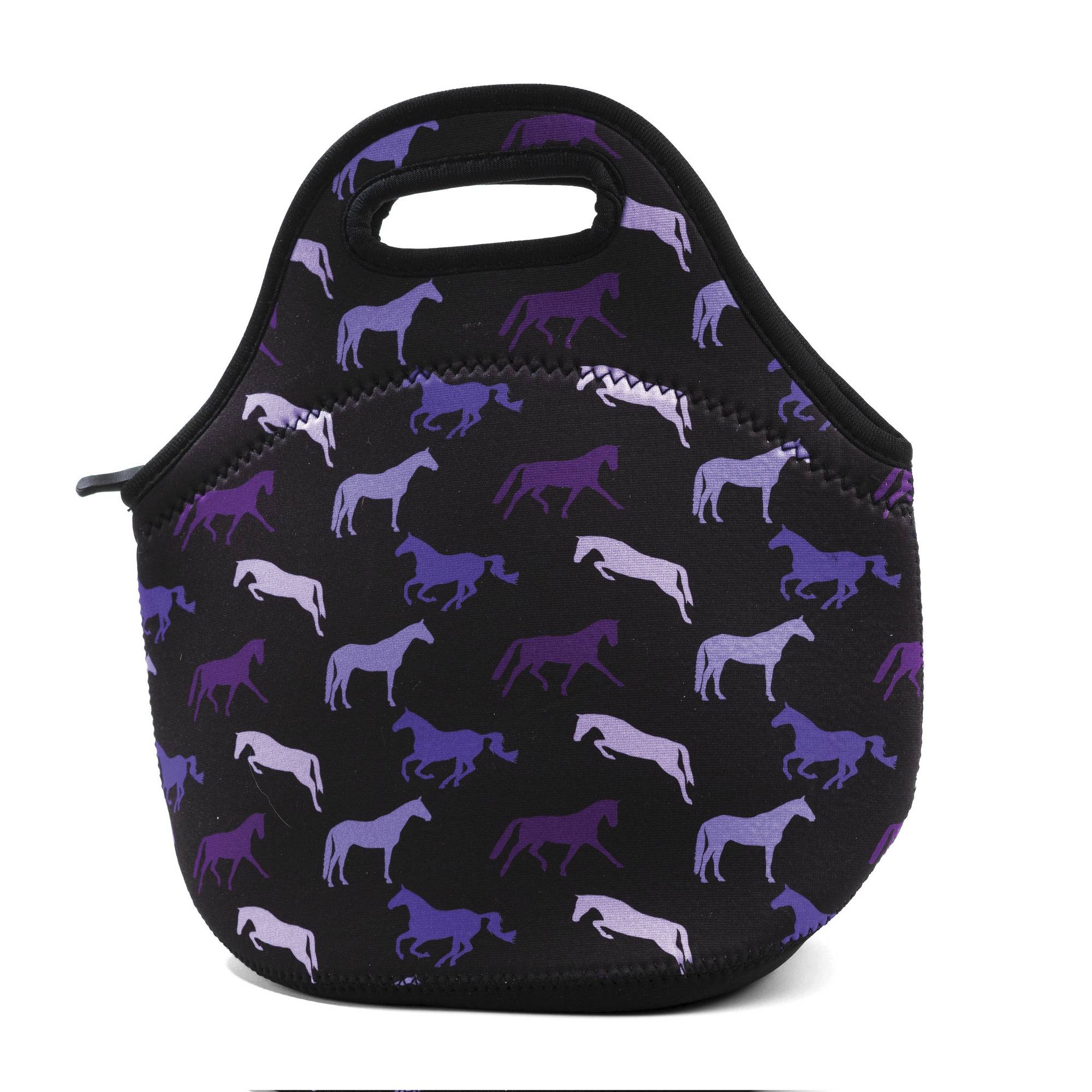 Kelley Neoprene Lunch Tote - Shades of Horses