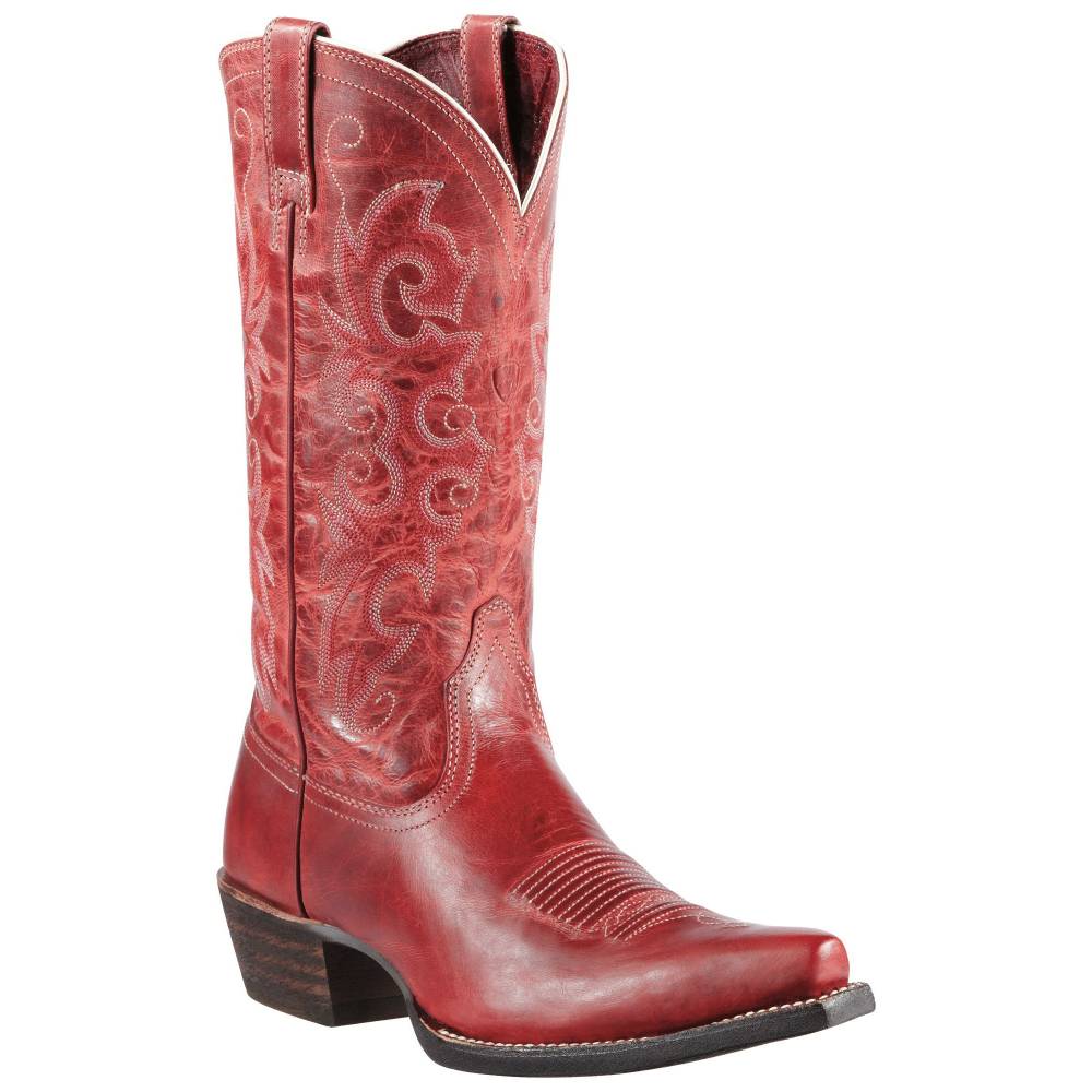 ariat heritage round toe western boots women's leather cowgirl boots