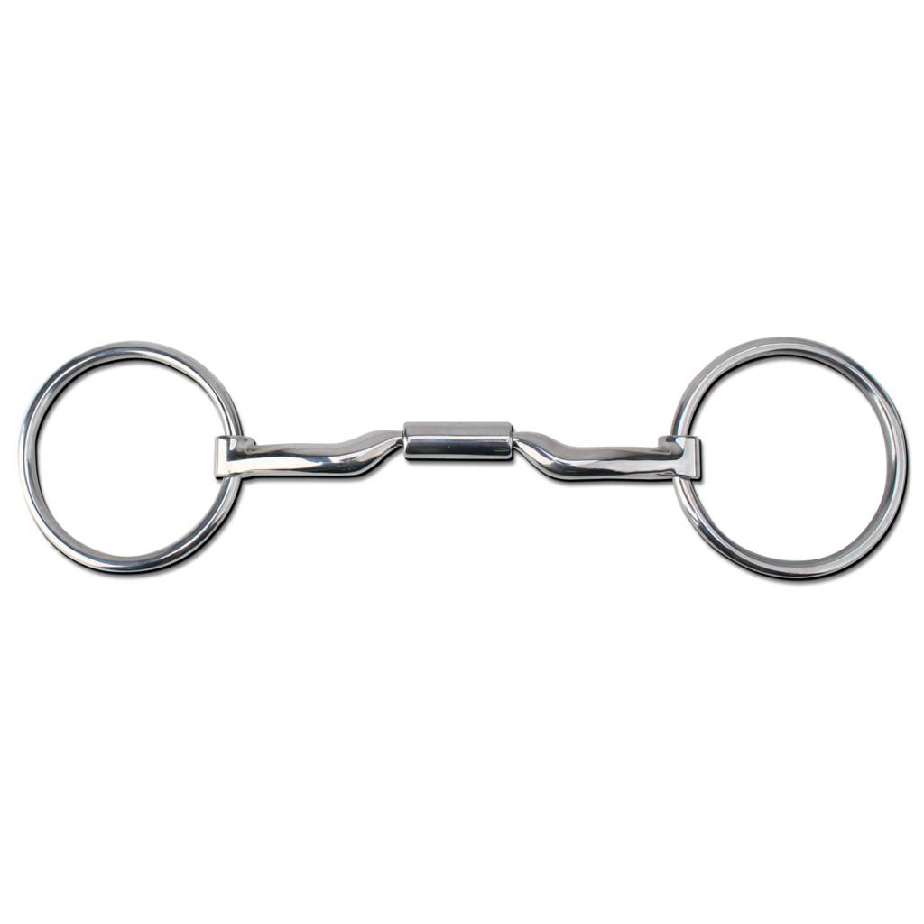 Myler Level 2 Stainless Low Port Wide Barrel Loose Ring Comfort Snaffle Bit