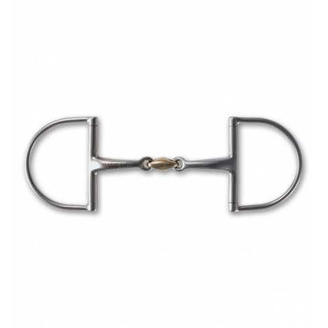 Stubben Steeltec D-Ring Snaffle with Copper Mouthpiece