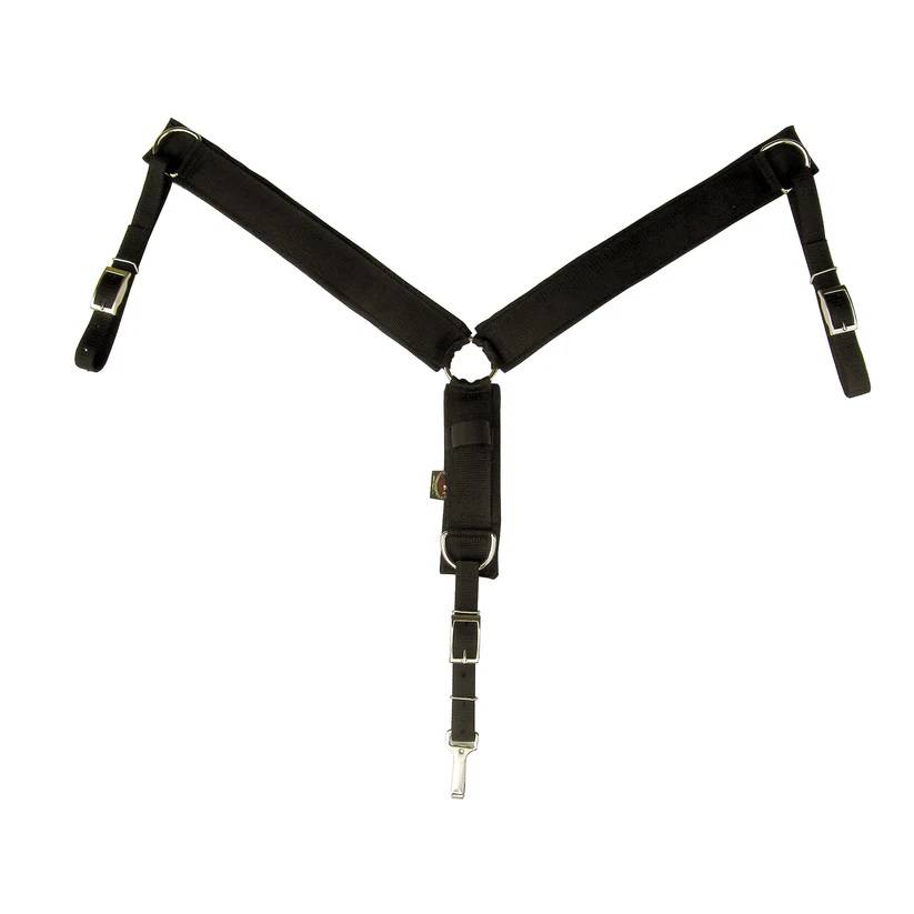Fabtron Felt Lined Comfort Breast Collar Black