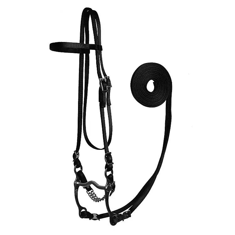 Fabtron Nylon Bridle with Bit Black