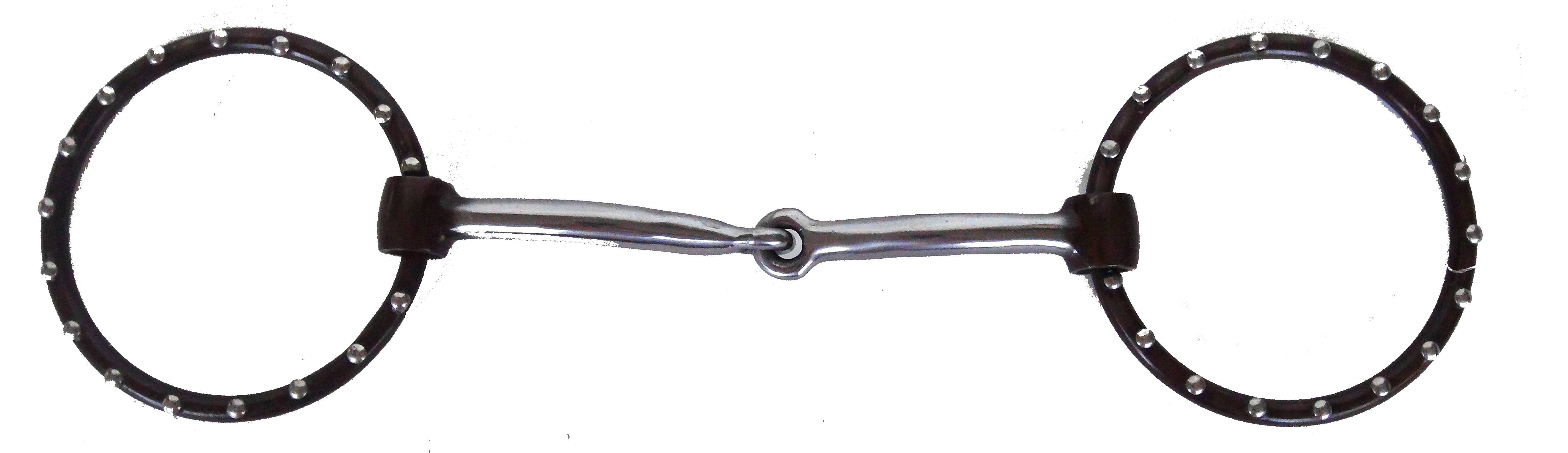 5-782222 Metalab Dotted Loose Ring Snaffle Bit sku 5-782222