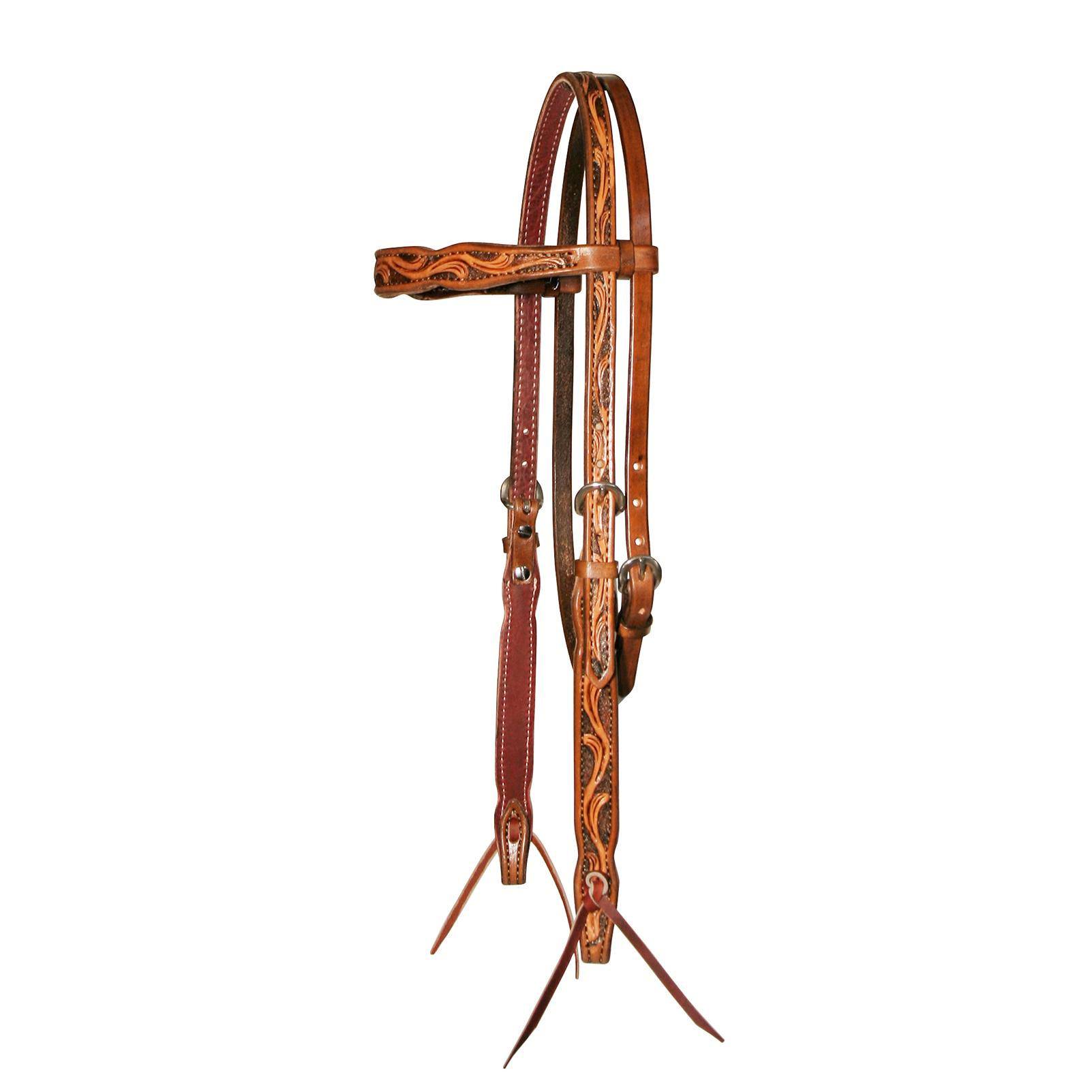 Reinsman Charmayne James Floral Vintage Browband Headstall