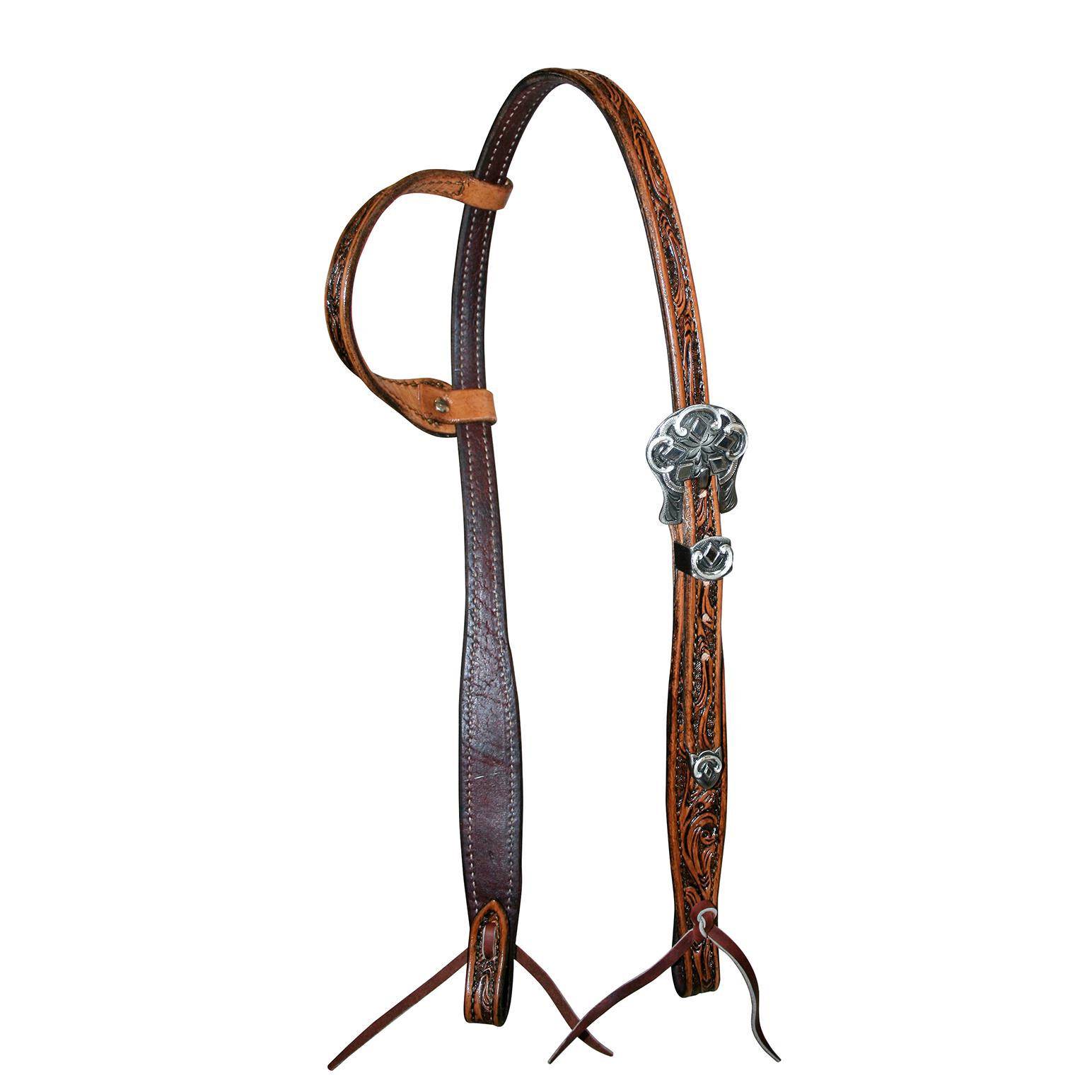 Reinsman Charmayne James Floral One Ear Headstall