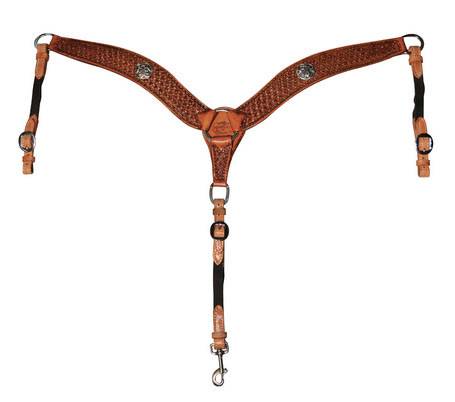 Reinsman Marlene McRae Snowflake Brite Concho Breast Collar