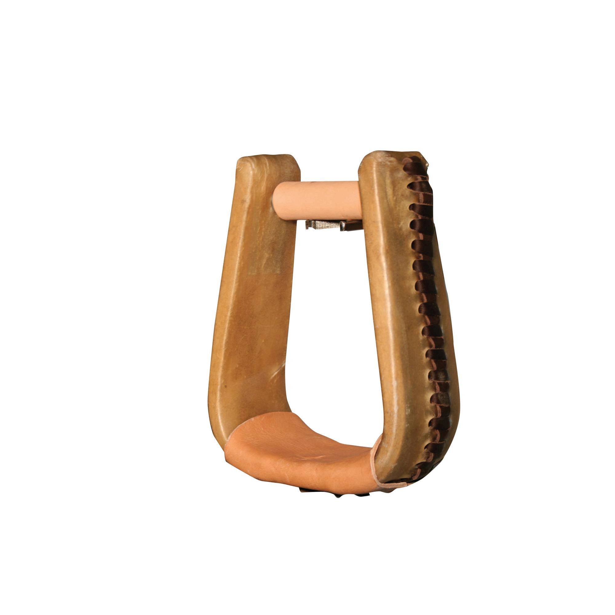 Reinsman 3 Deep Rawhide Roper Stirrup