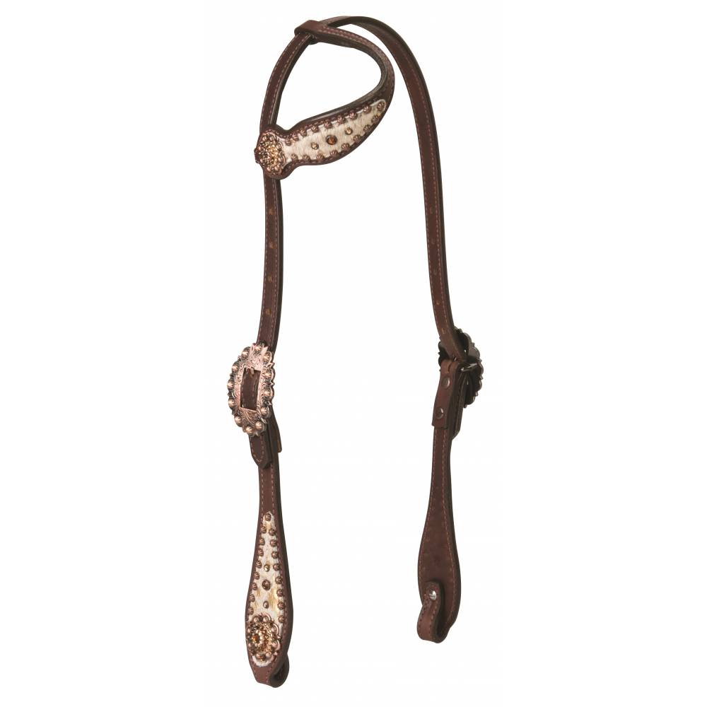 Weaver Gold Dust Sliding Ear Headstall EquestrianCollections