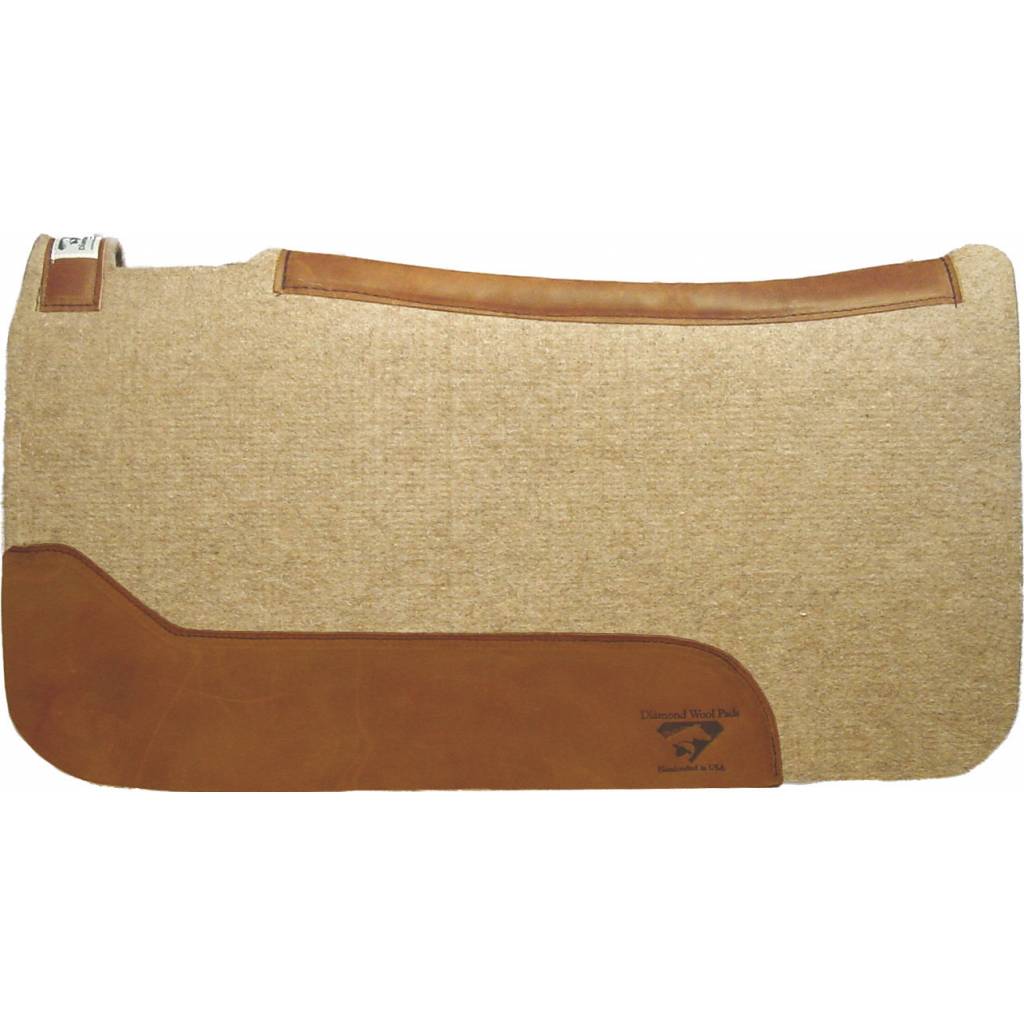 Diamond Wool Contoured Cowboy Square Pad