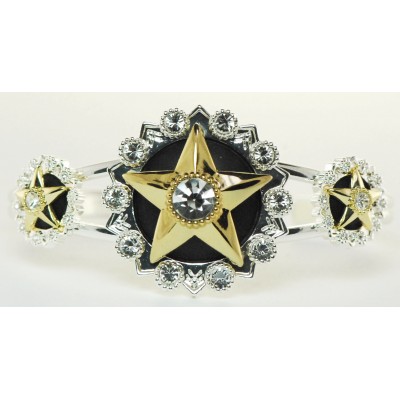 Western Edge Jewelry Crystal Center Star Bracelet