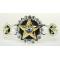 Western Edge Jewelry Crystal Center Star Bracelet