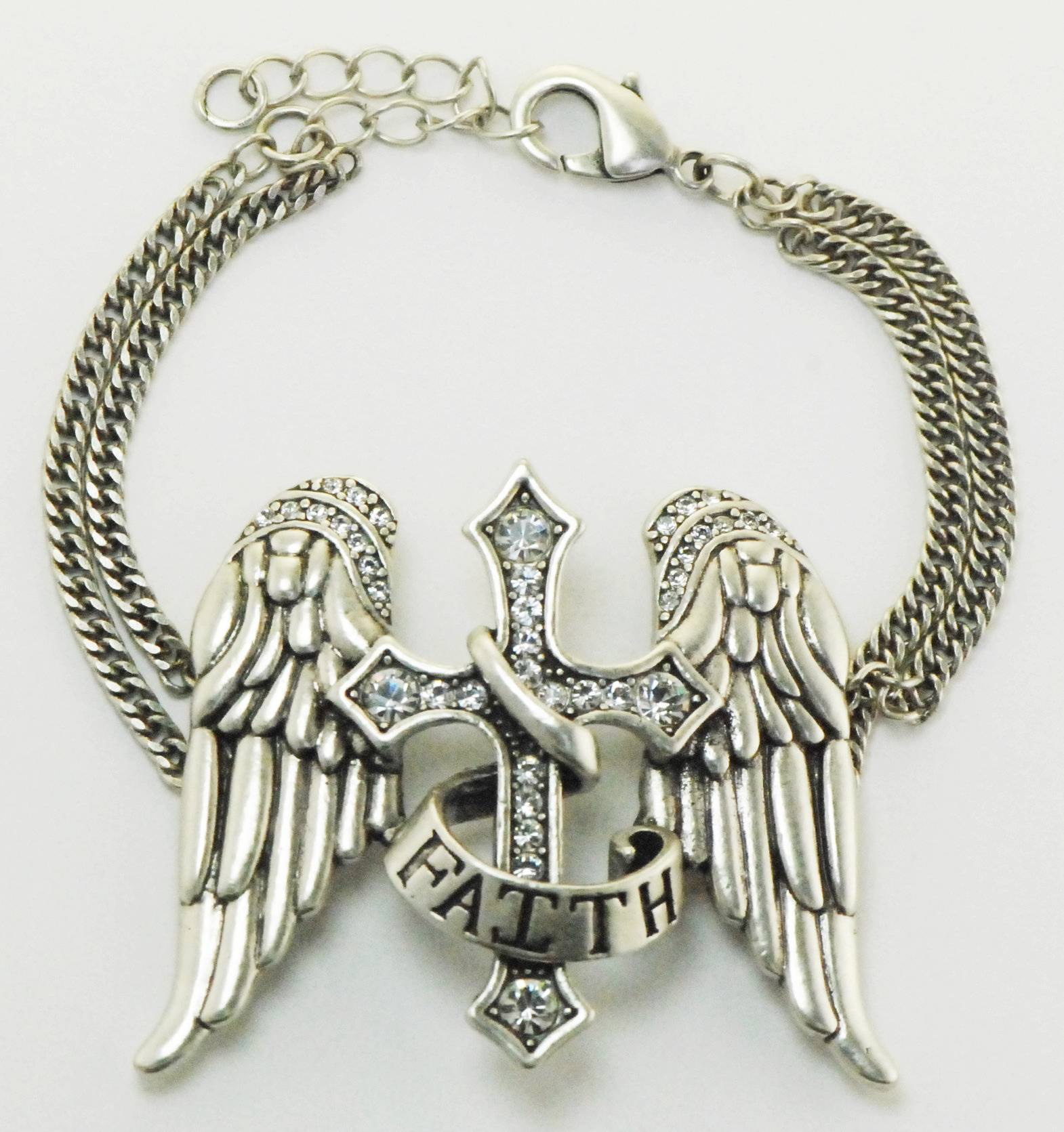 5-795694 Western Edge Jewelry Angel Wings Faith Bracelet sku 5-795694