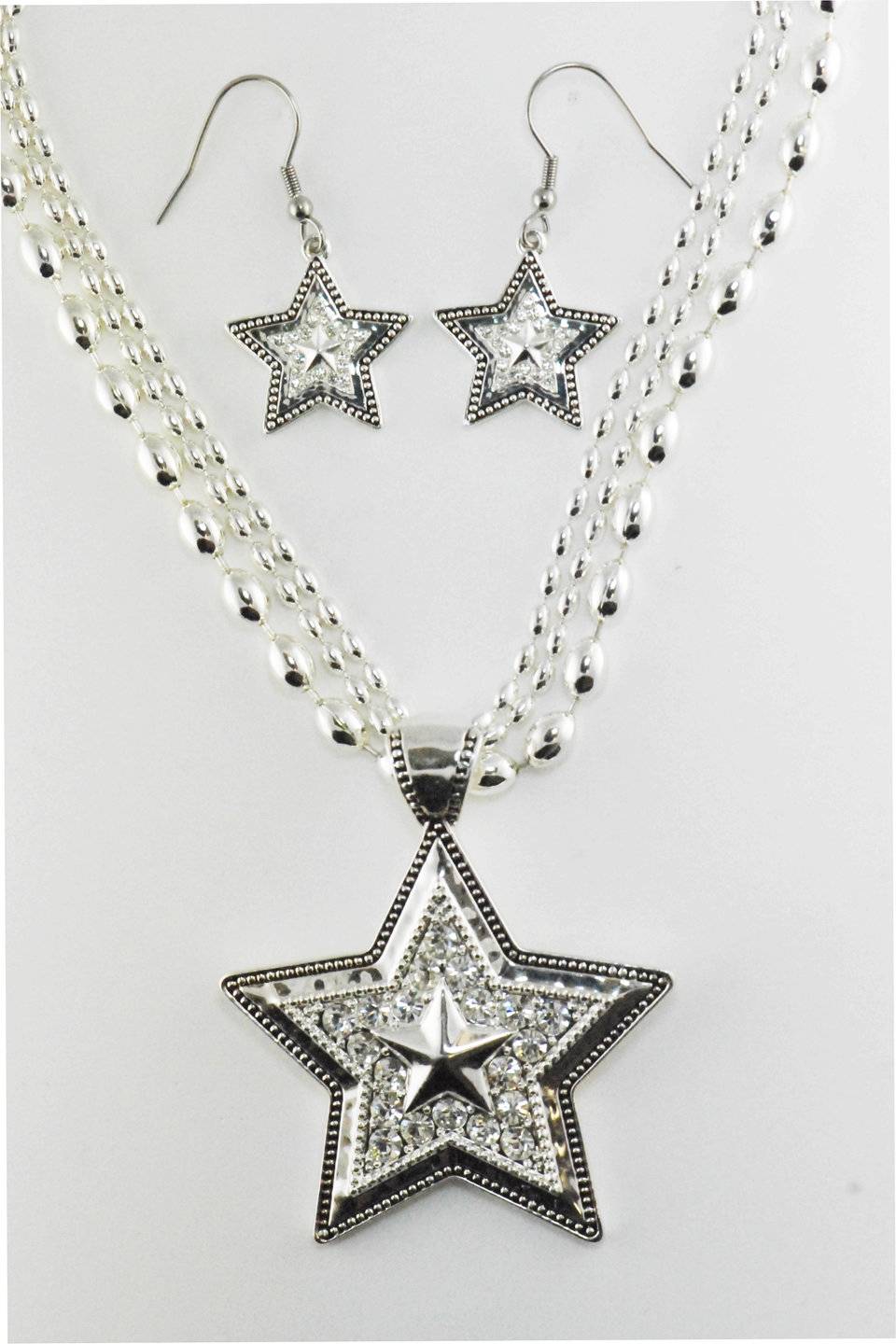 Western Edge Jewelry Crystal Star Jewlery Set