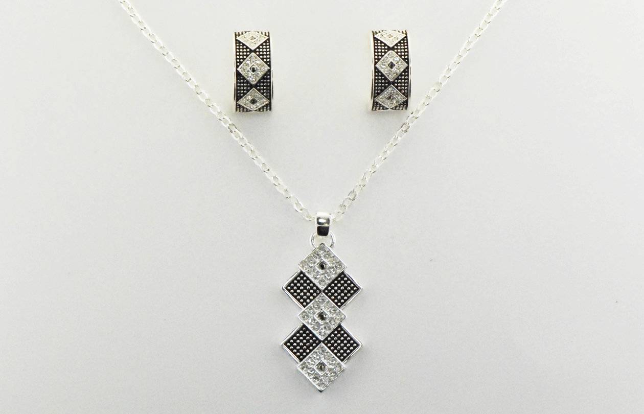 5-795747 Western Edge Jewelry Diamond Stone Jewelry Set sku 5-795747