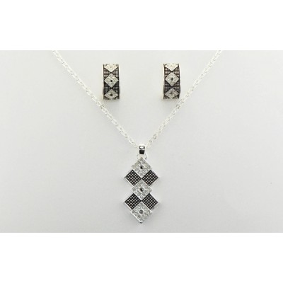 Western Edge Jewelry Diamond Stone Jewelry Set