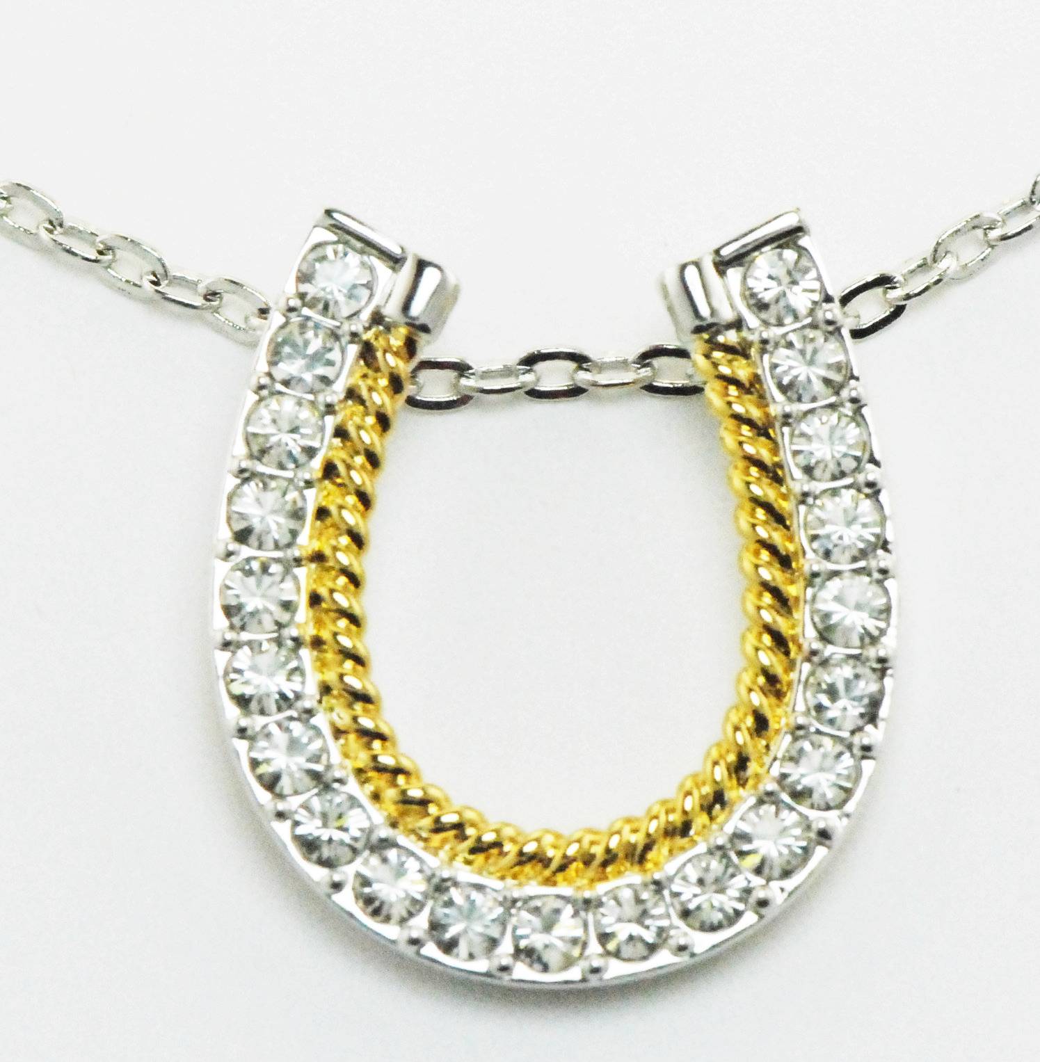 Western Edge Jewelry Horseshoes Rope Necklace