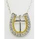 Western Edge Jewelry Rope Horseshoe Cross Necklace