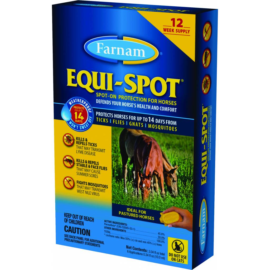 Equi Spot Spot-On Fly Control For Horses Stable