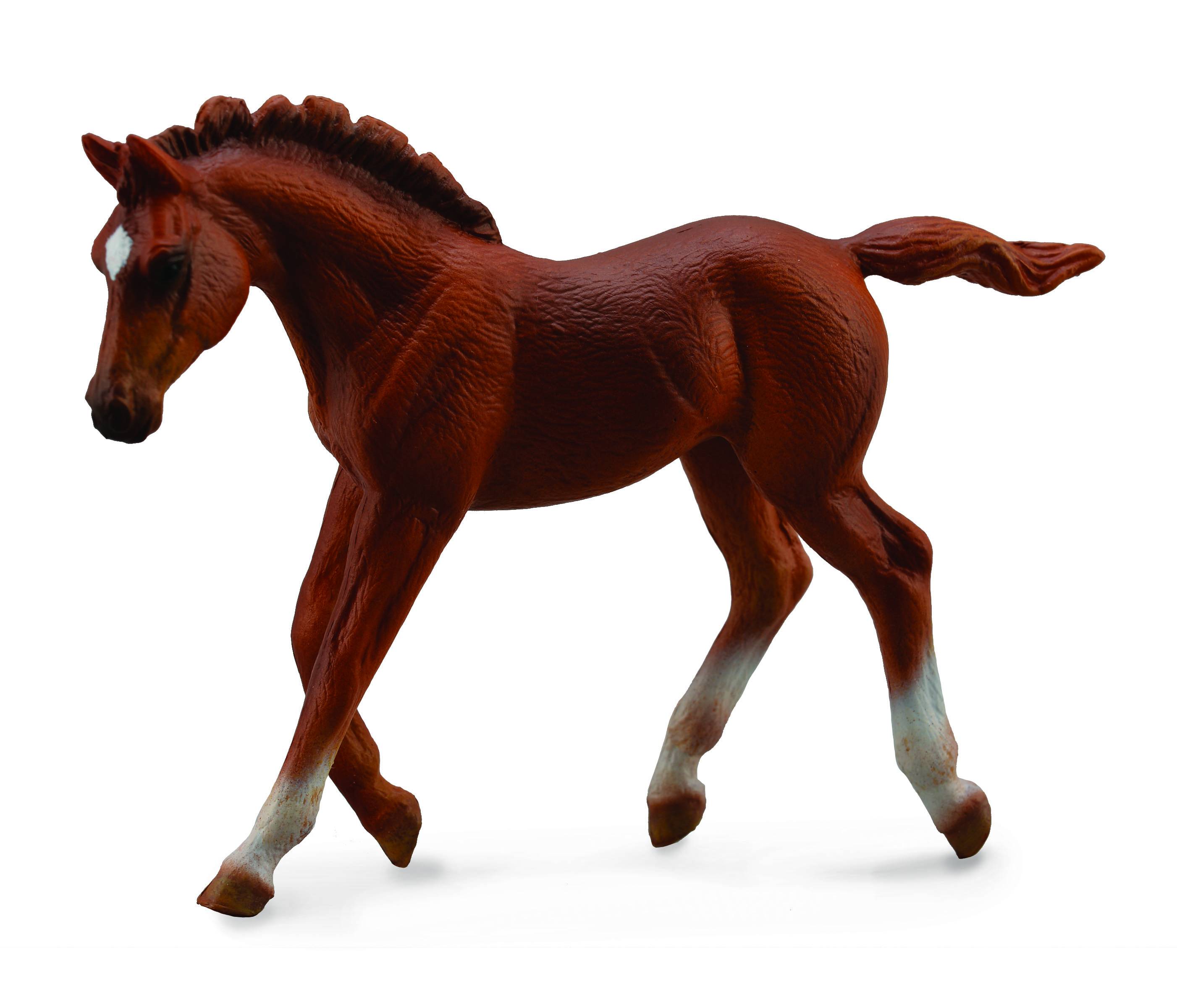 Breyer by CollectA Thoroughbred Foal Walking Chestnut