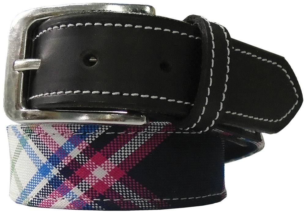 Equine Couture Ladies Amber Diagonal Plaid Belt
