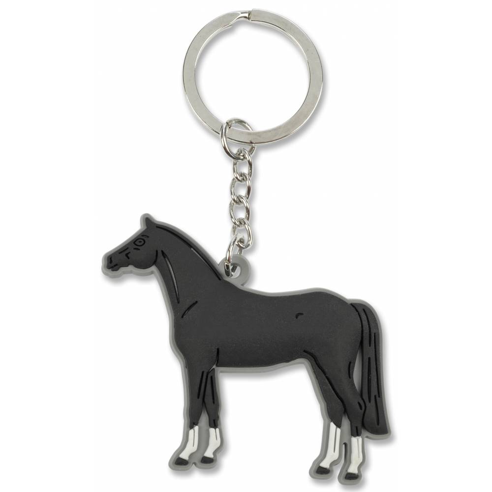 black horse soft toy