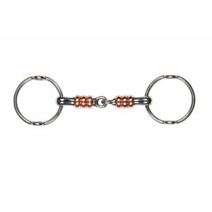 Korsteel Stainless Steel Jointed Gag With Large Copper Rollers